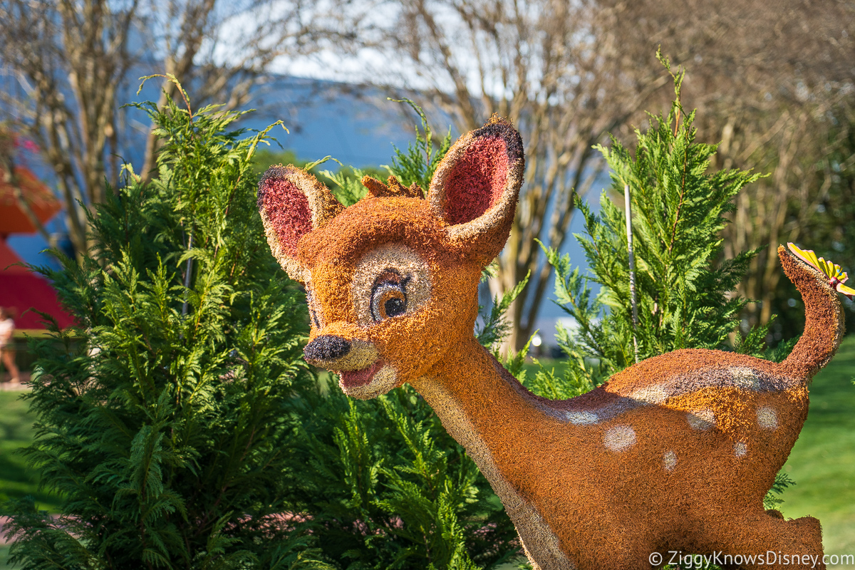 Bambi Topiary 2022 EPCOT Flower and Garden Festival