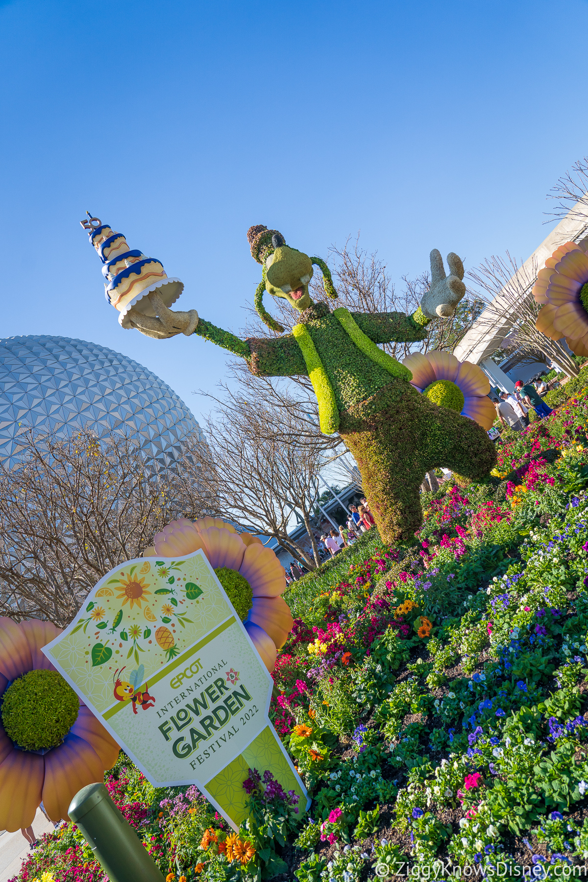 Main Entrance Topiaries 2022 EPCOT Flower and Garden Festival