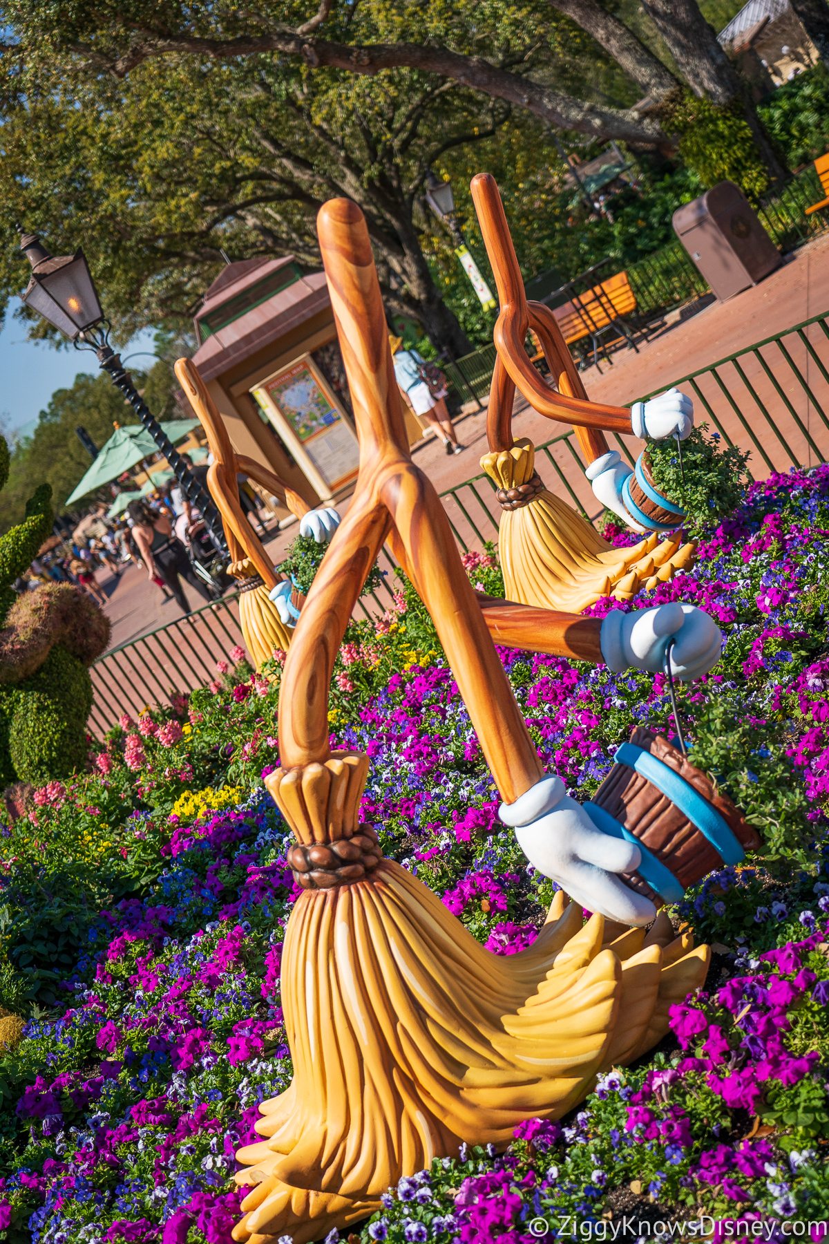 Brooms and Buckets from Fantasia 2022 EPCOT Flower and Garden Festival