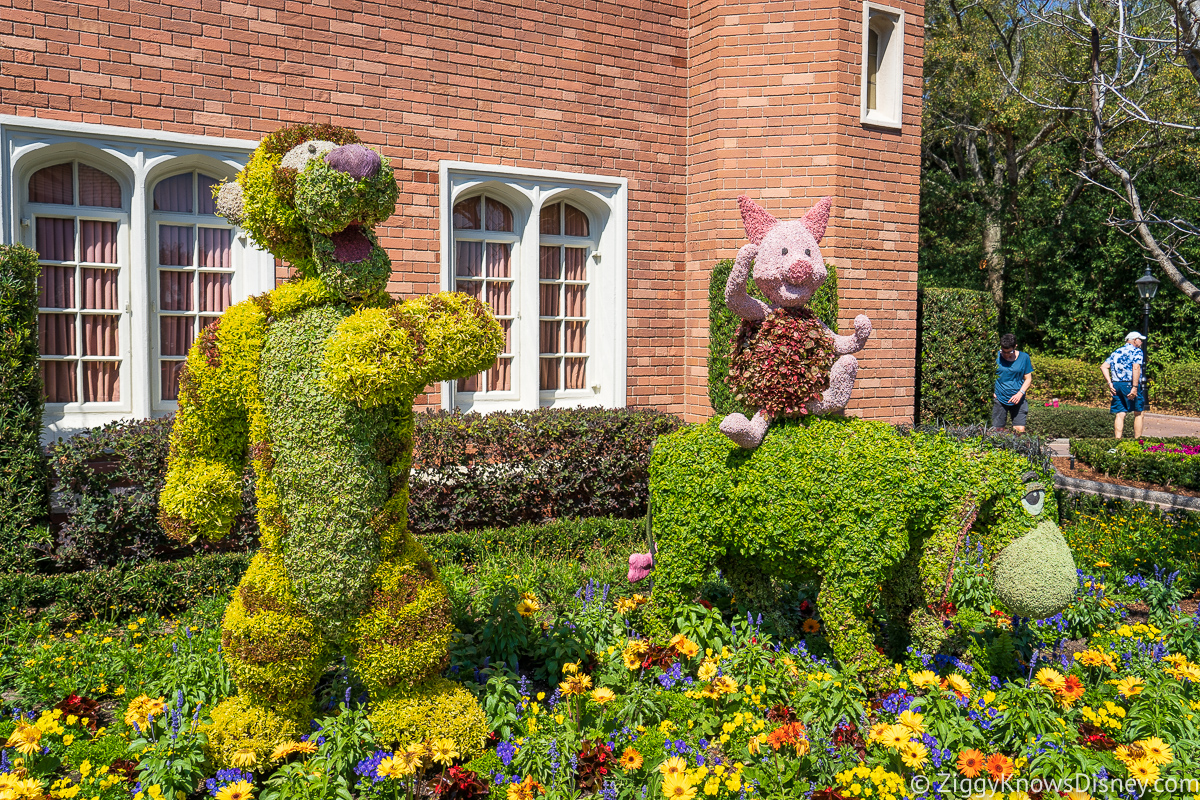 Piglet and Eeyore Topiaries 2022 EPCOT Flower and Garden Festival