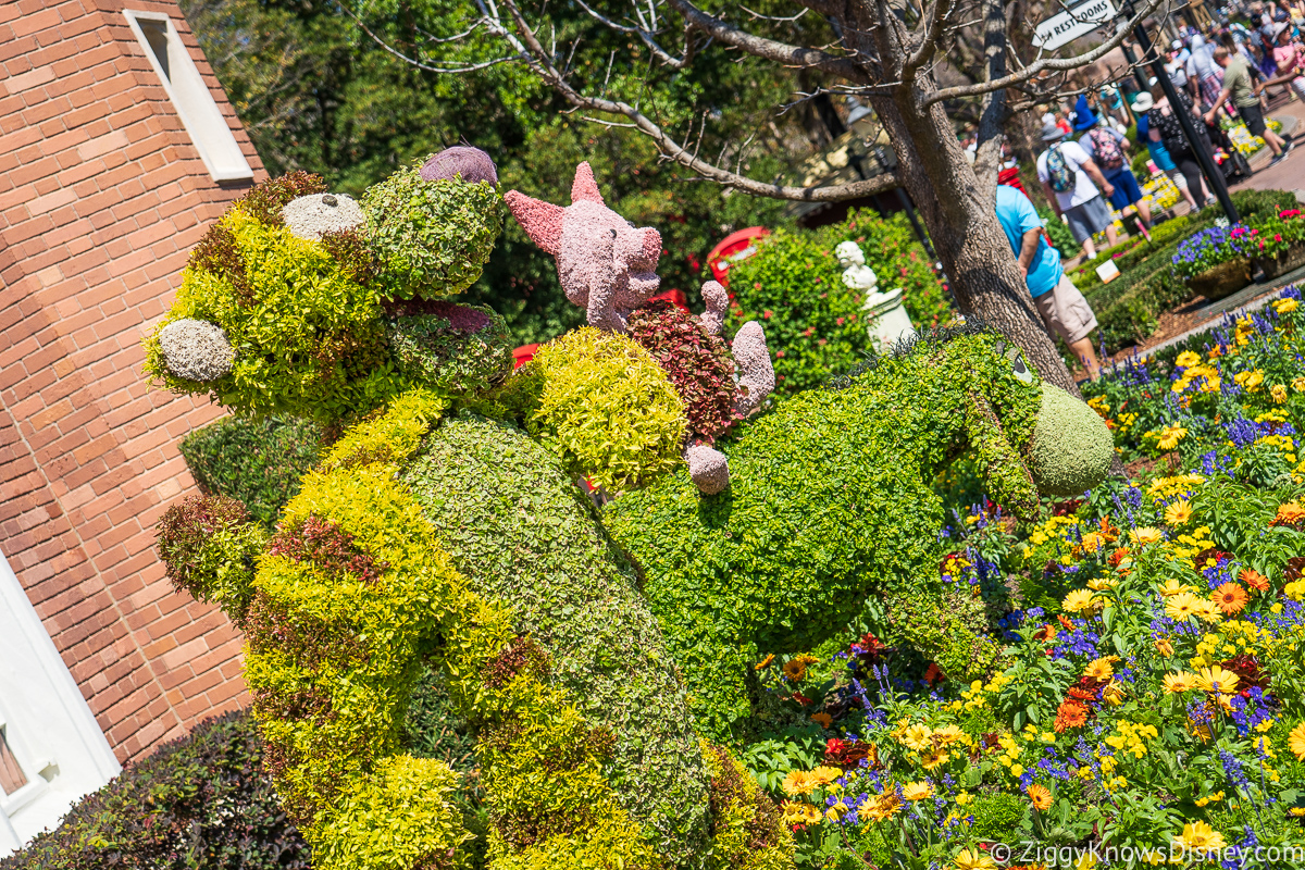 Winnie the Pooh Topiaries 2022 EPCOT Flower and Garden Festival