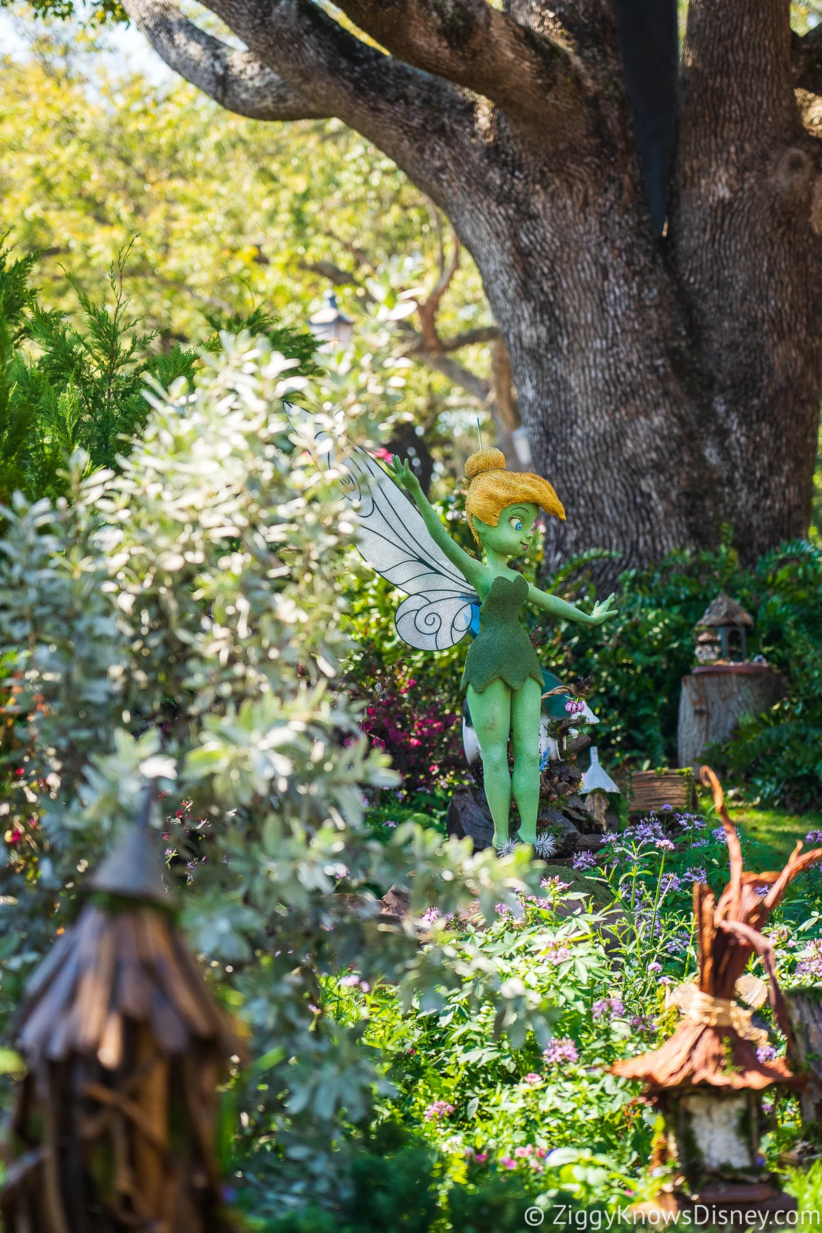 Tinker Bell Topiary 2022 EPCOT Flower and Garden Festival