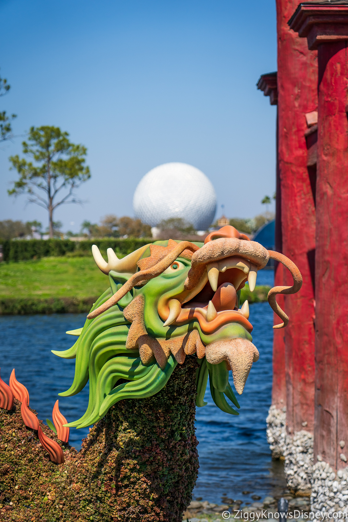 Japan Dragon Topiary 2022 EPCOT Flower and Garden Festival