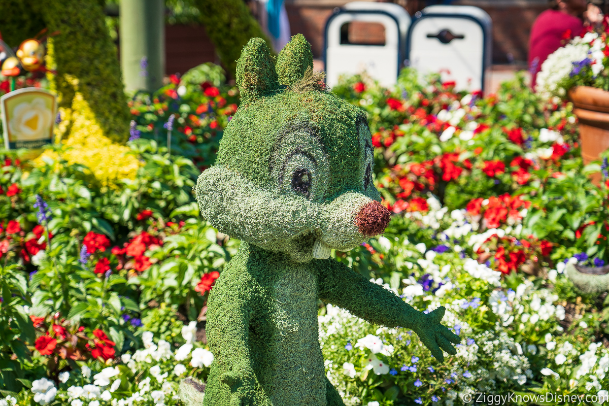 Dale Topiary 2022 EPCOT Flower and Garden Festival