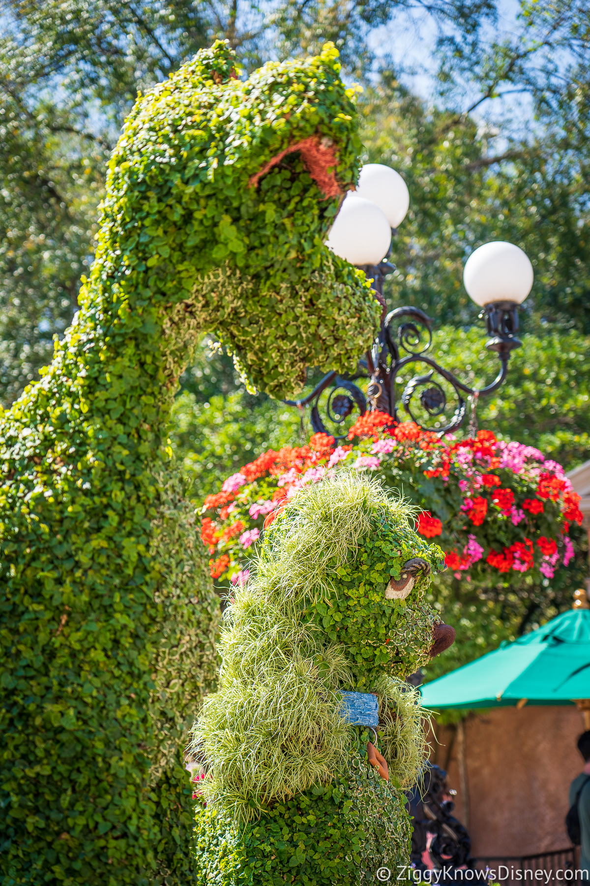 Lady and The Tramp Topiaries Flower and Garden Festival