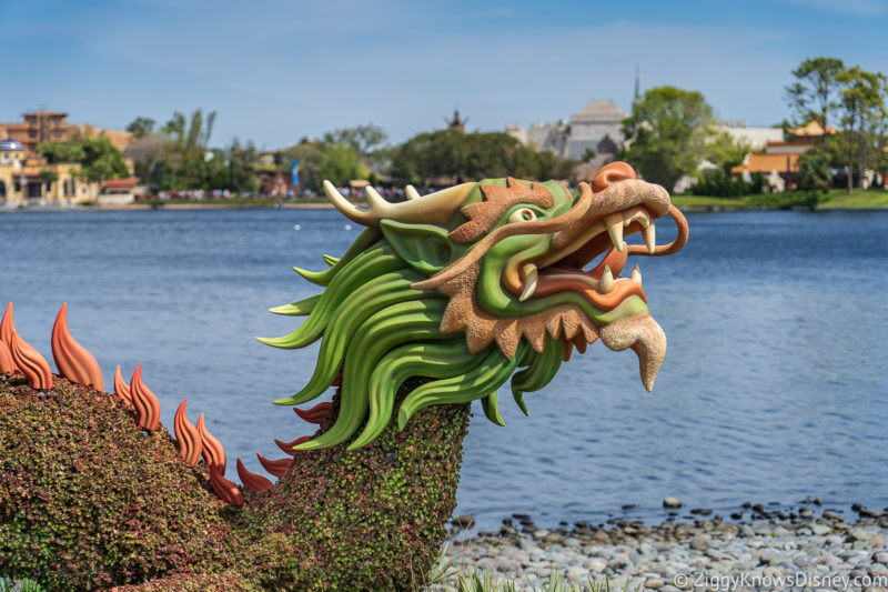 Dragon Topiary Epcot Flower and Garden Festival