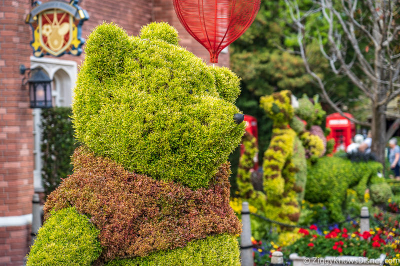Pooh Bear Topiary Epcot Flower and Garden Festival