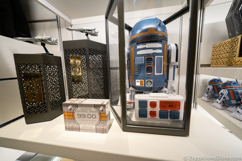 Star Wars: Galactic Starcruiser Merchandise droids ship models