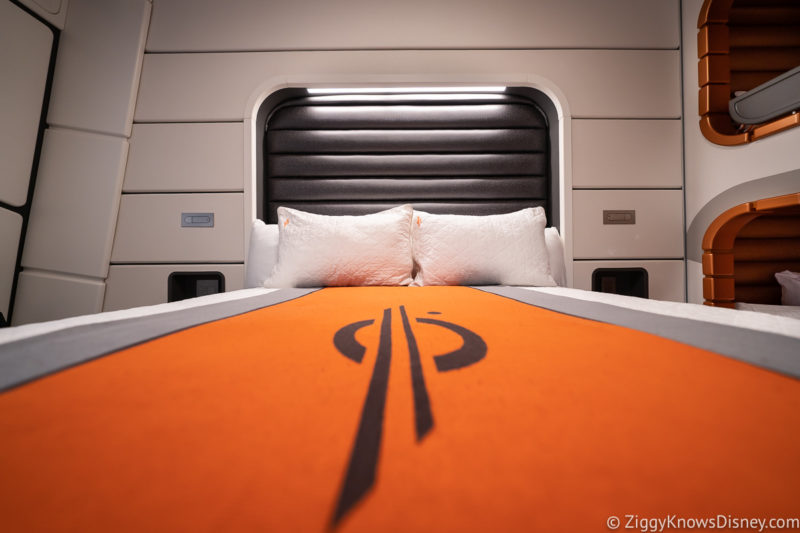 Star Wars: Galactic Starcruiser Bed with Halcyon Logo