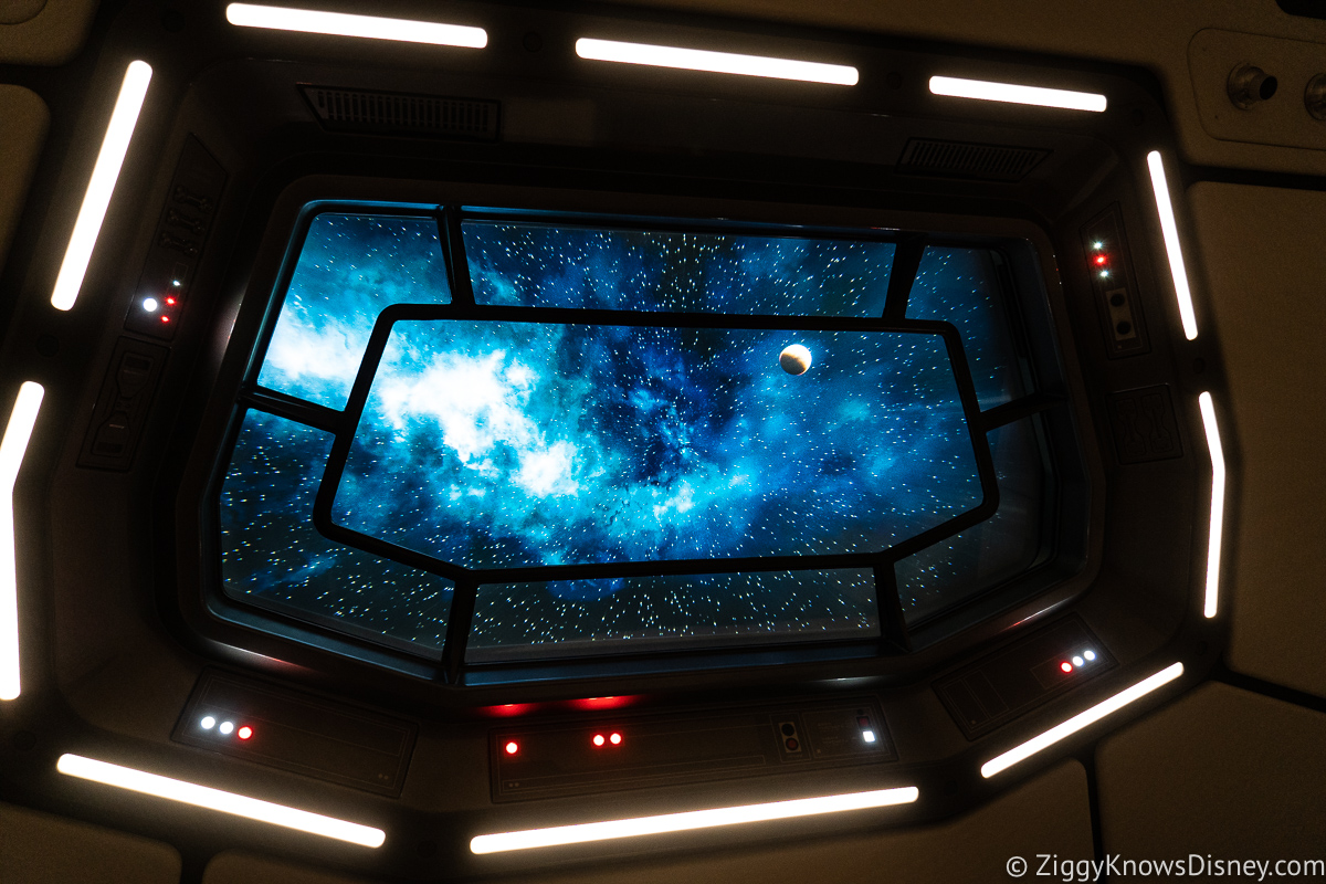 Space Window in Guest Room Star Wars: Galactic Starcruiser