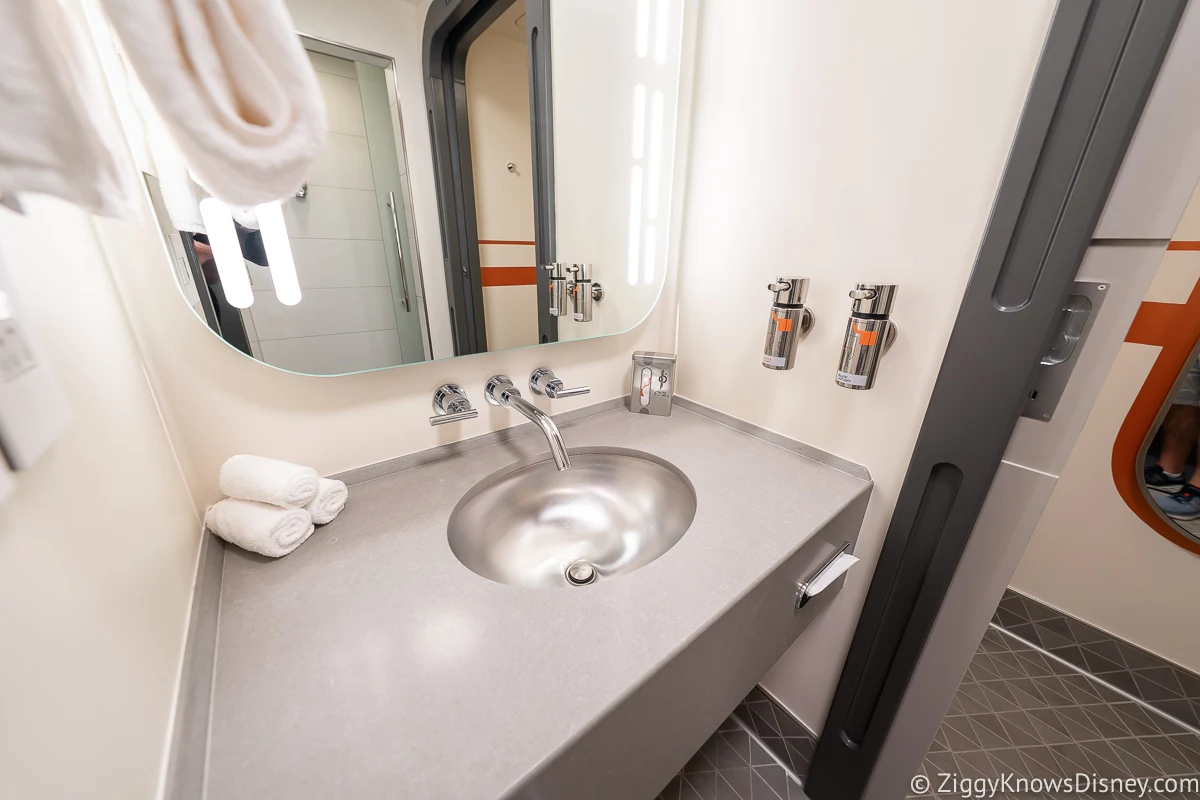 Sink area in the bathroom