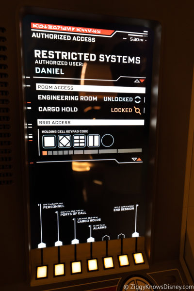 Star Wars: Galactic Starcruiser Data Terminal Restricted Access