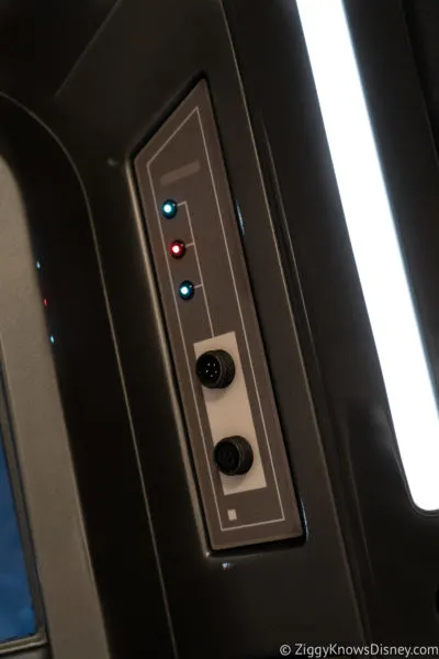 Extra Details on side of window in Star Wars Galactic Starcruiser Hotel Rooms