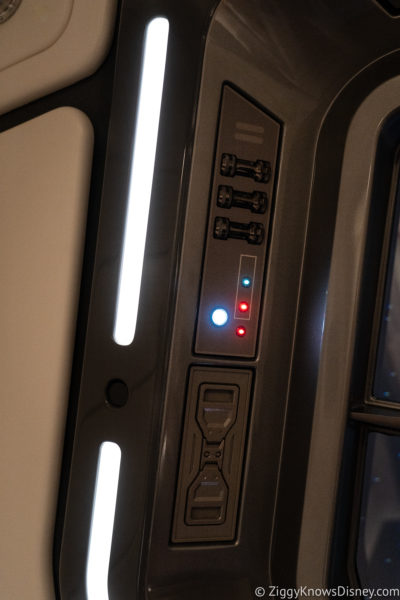 Extra Details on side of window in Star Wars Galactic Starcruiser Hotel Rooms