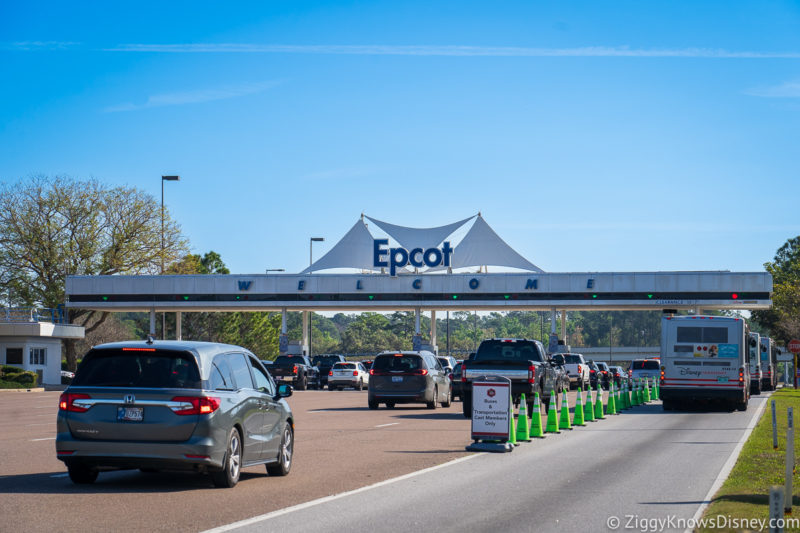Driving to EPCOT park