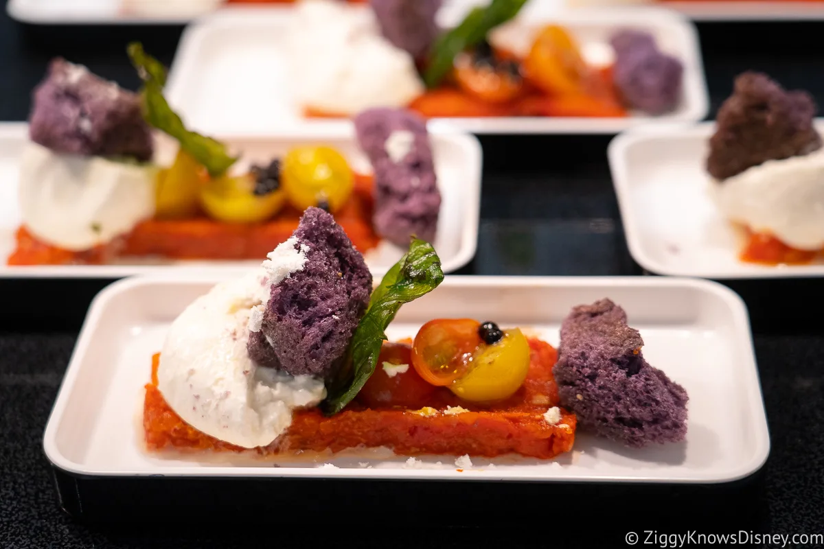 Red Fruit Burrata Crown of Corellia Dining Room