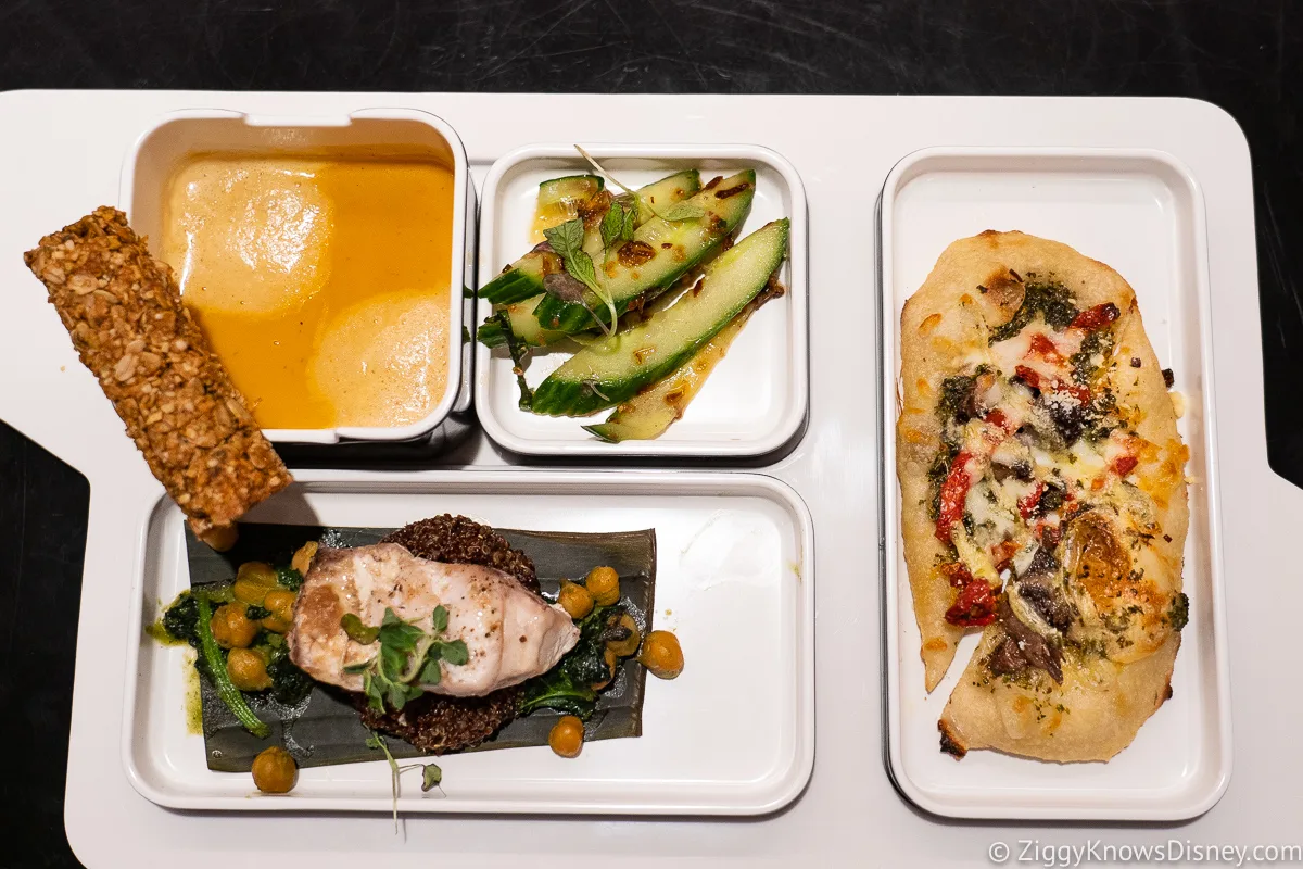 Tray of Lunch Food Crown of Corellia Dining Room