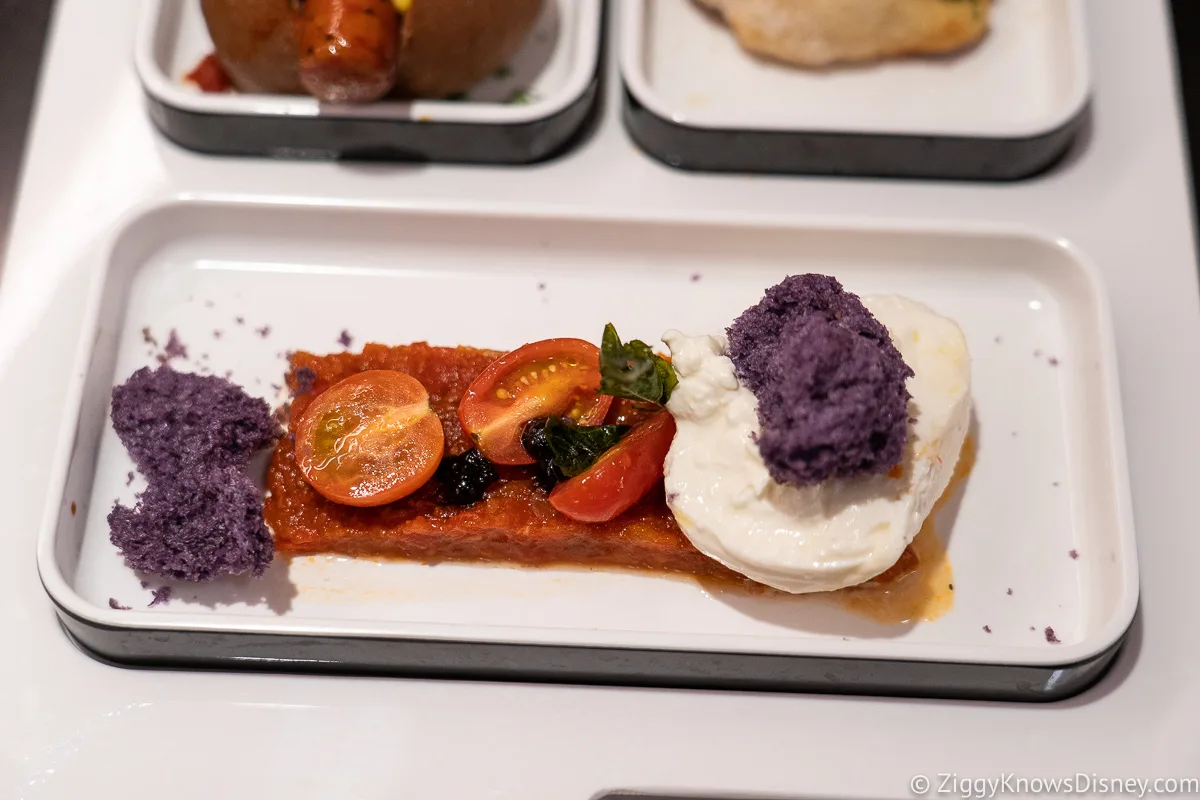 Red Fruit Burrata Crown of Corellia Dining Room