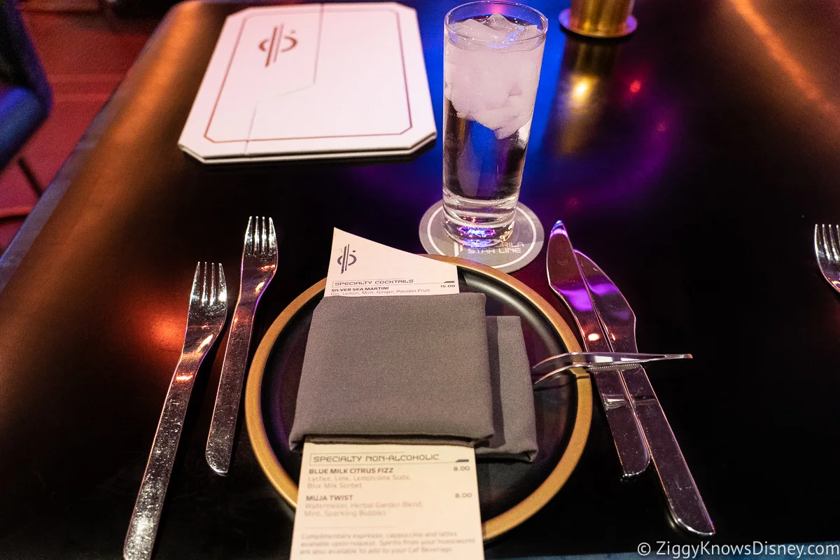 Place Setting at Dinner Crown of Corellia Dining Room