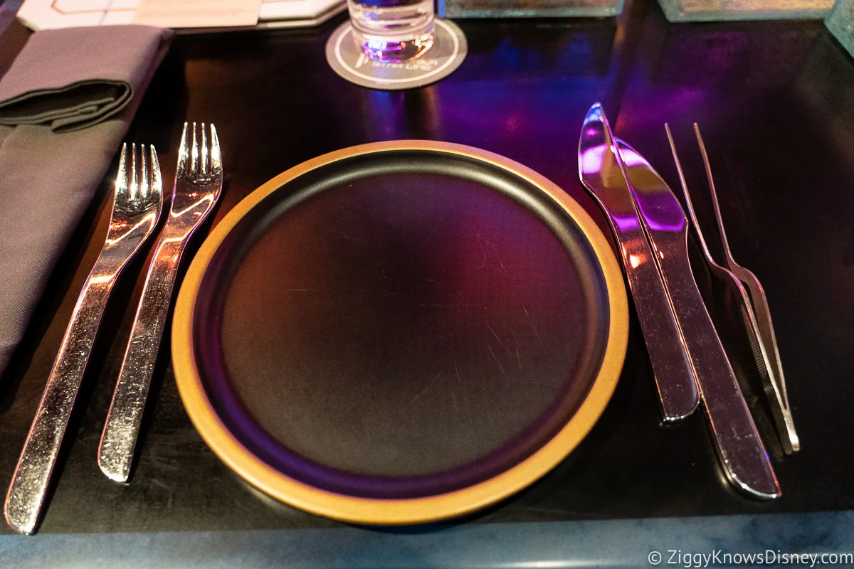 Dinner Place Setting at Crown of Corellia Dining Room