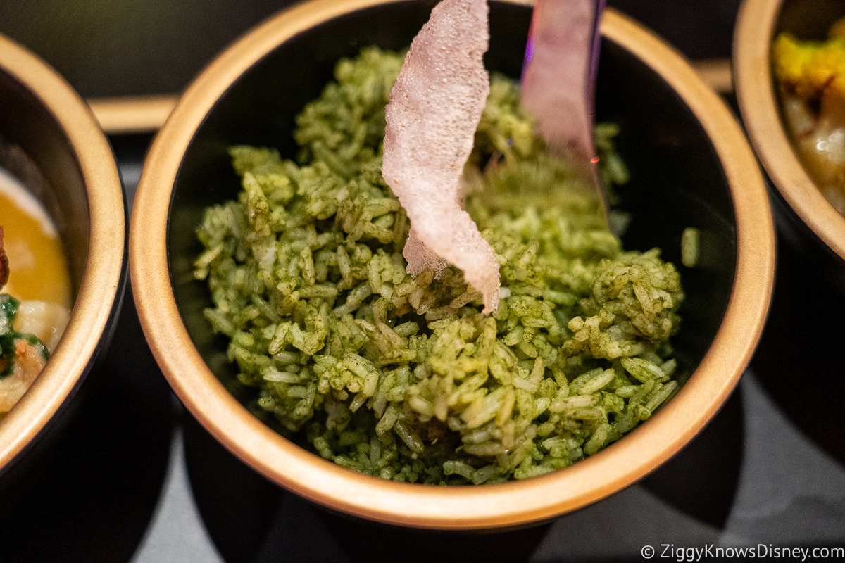 Green Herbed Fluffy Rice Crown of Corellia Dining Room