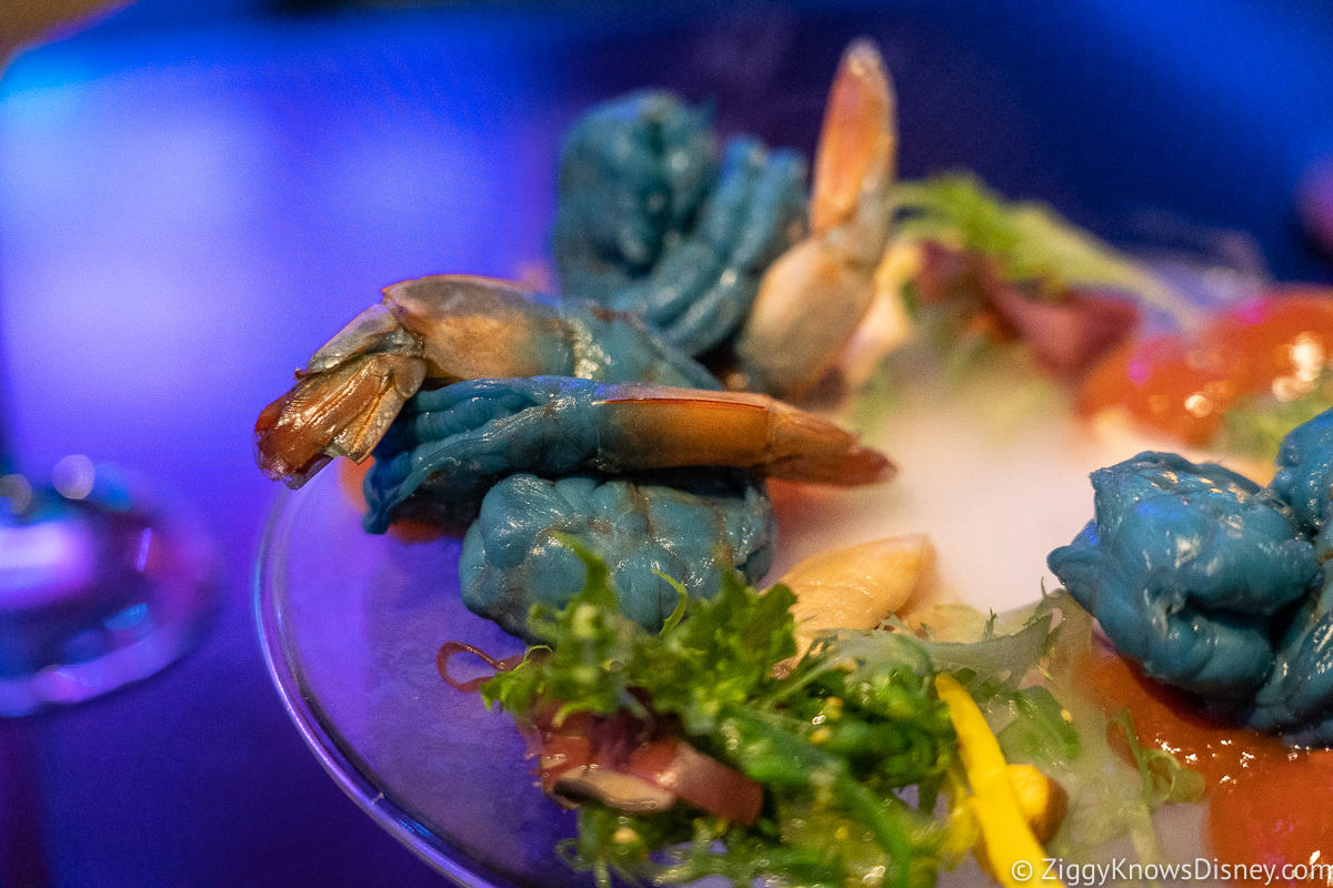 Iced Felucian Shrimp Cocktail Crown of Corellia Dining Room