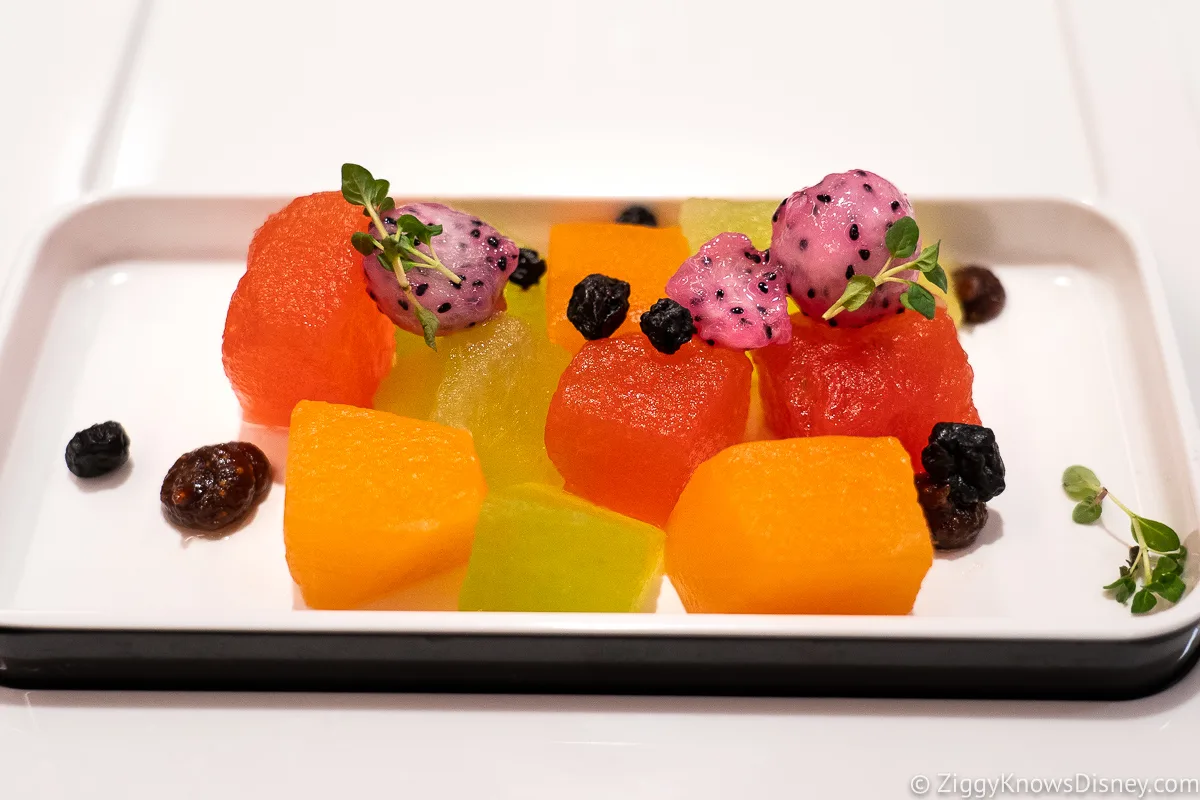 Compressed Fruit Plate Crown of Corellia Dining Room