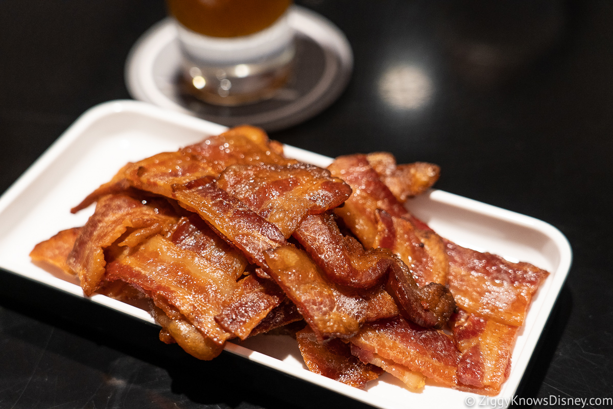 Pile of Bacon on a plate Crown of Corellia Dining Room