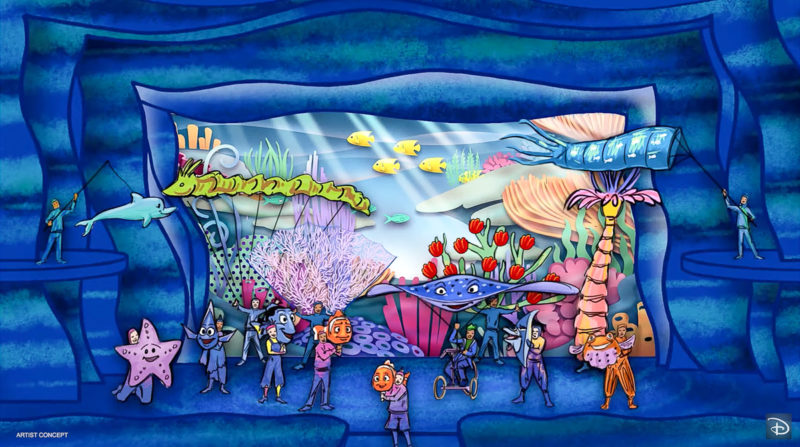 Finding Nemo: The Big Blue... and Beyond concept art