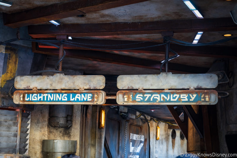 Lightning Lane and Standby Queue Entrance Smugglers Run
