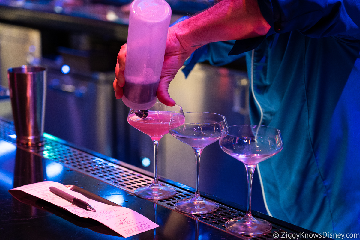 Pouring Cocktails Sublight Lounge