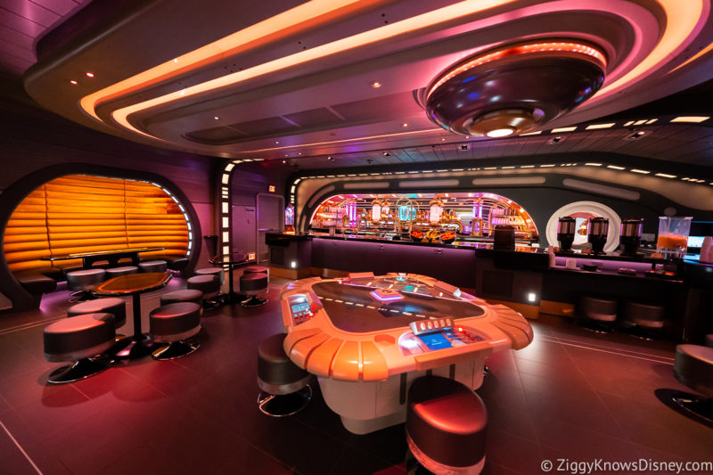 Inside Sublight Lounge Galactic Starcruiser