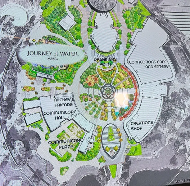 EPCOT World Celebration Map Concept Art