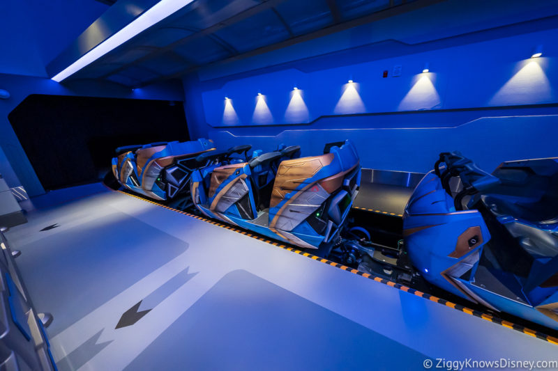 Guardians of the Galaxy: Cosmic Rewind Ride Vehicles
