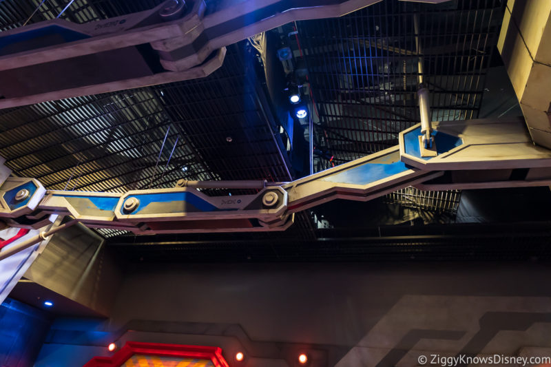 Guardians of the Galaxy: Cosmic Rewind details on the ceiling