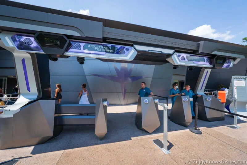 Lightning Lane entrance Guardians of the Galaxy: Cosmic Rewind