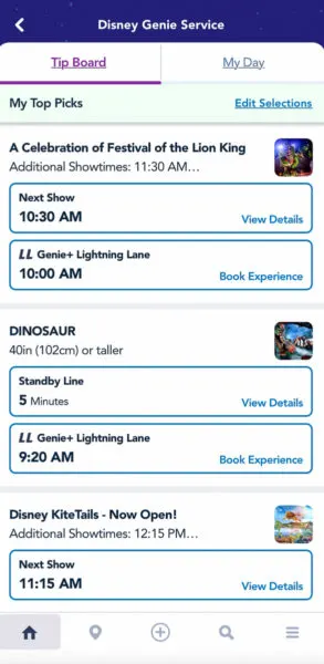 Stacking Genie+ Reservations at Animal Kingdom
