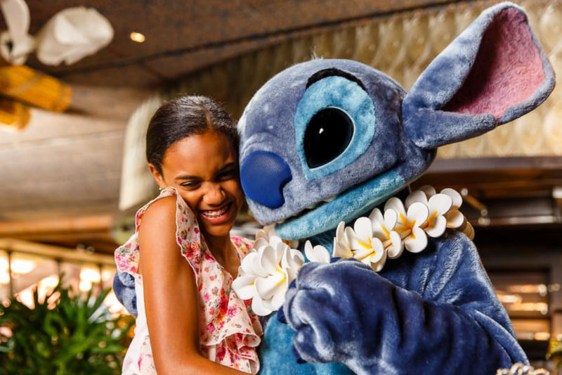 Lilo and Stitch at Ohana Breakfast