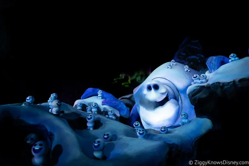 The drop on Frozen Ever After EPCOT Genie+