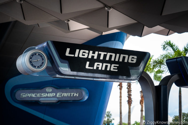 Lightning Lane at Spaceship Earth EPCOT Genie+