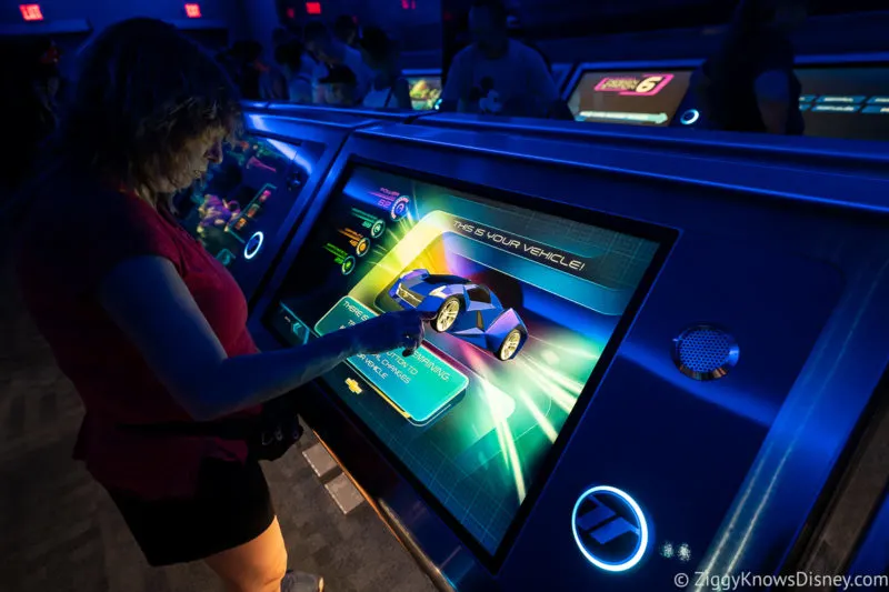 Test Track pre show EPCOT Genie+