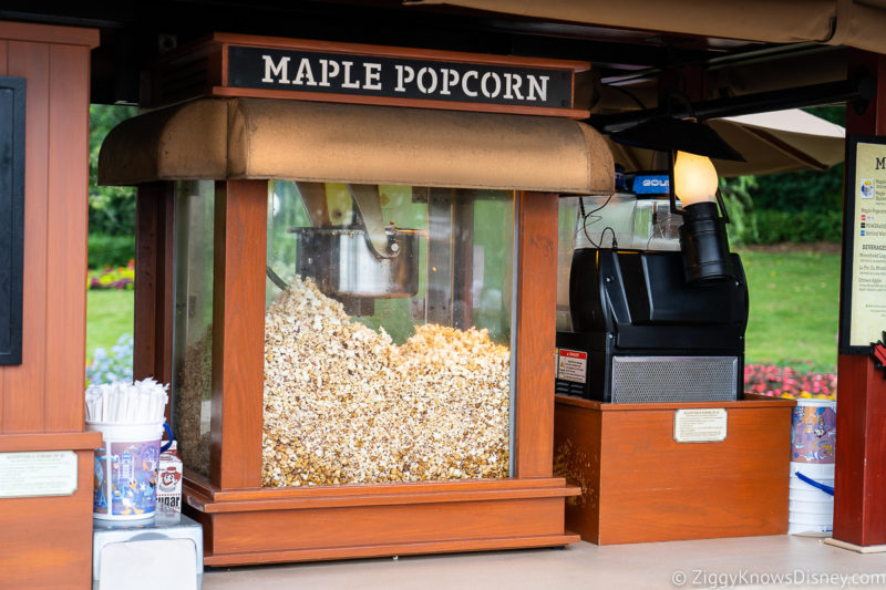 Maple Popcorn EPCOT Snacks
