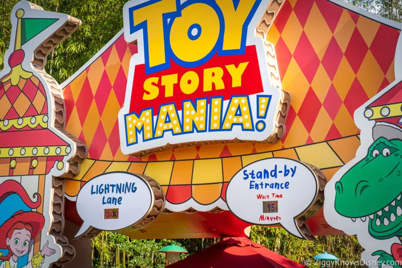Hollywood Studios Genie+ Toy Story Mania! entrance