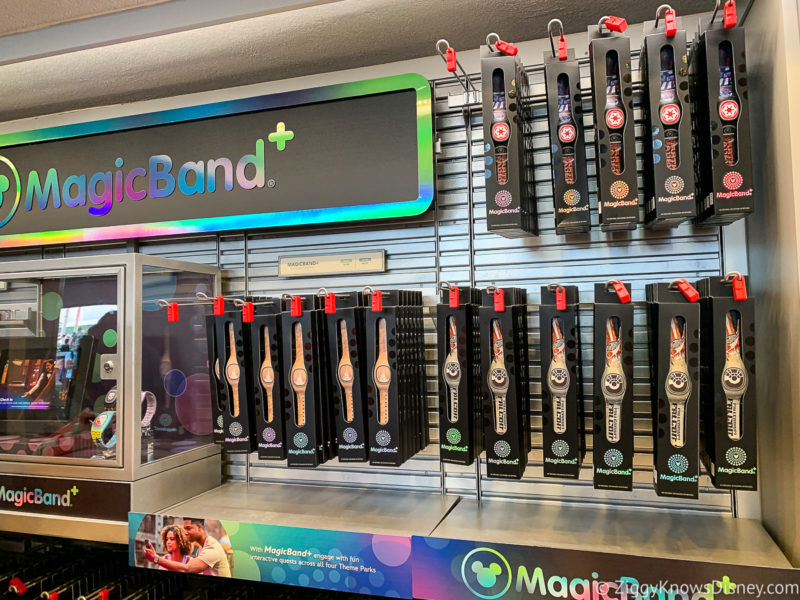 MagicBand+ styles on the shelf