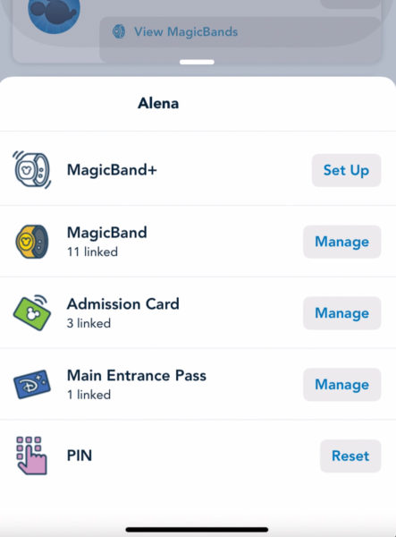 MagicBand+ Set Up My Disney Experience