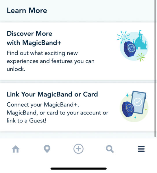 Link your MagicBand
