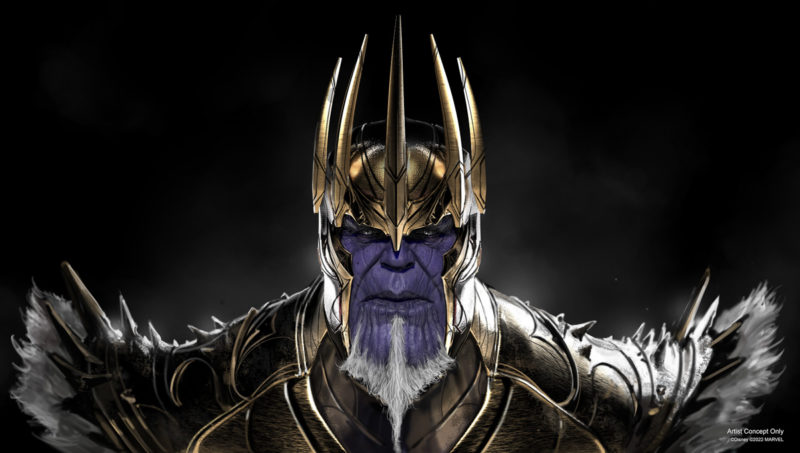 King Thanos in Avengers attraction at Avengers Campus