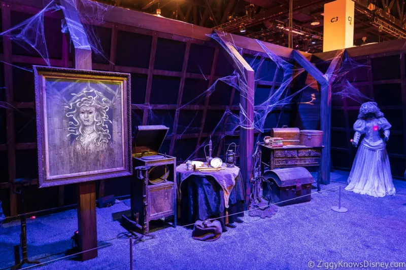 Haunted Mansion props D23 Expo