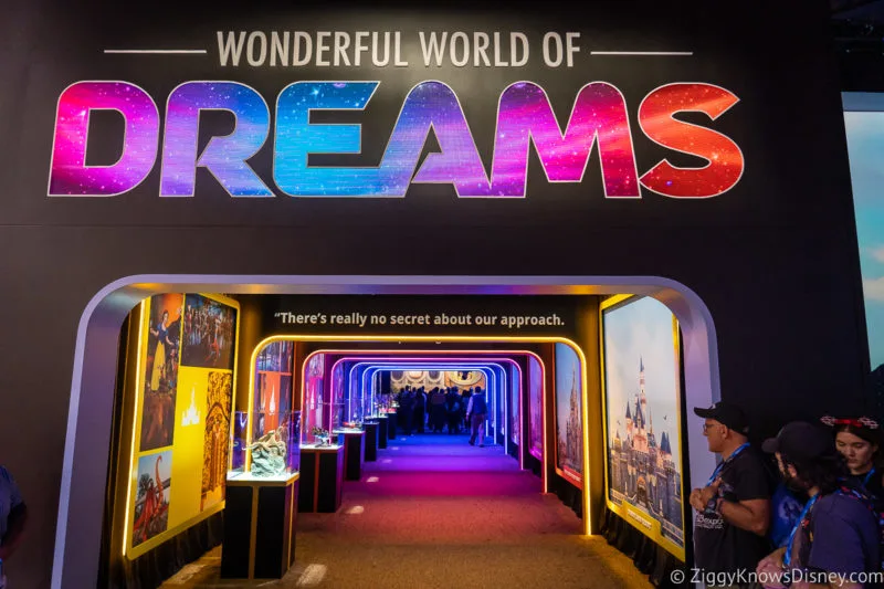 Wonderful World of Dreams Disney Parks pavilion D23 Expo