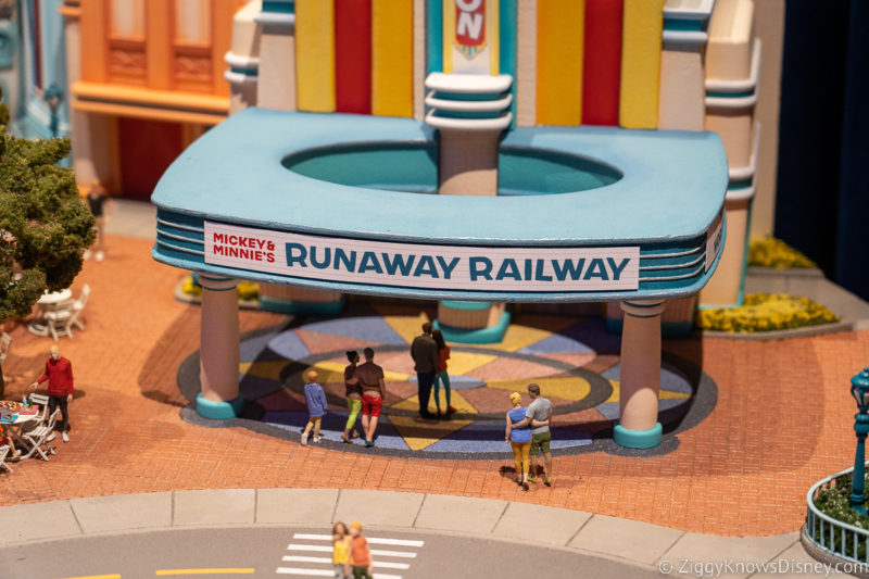 Disneyland Toontown Model Runaway Railway D23 Expo
